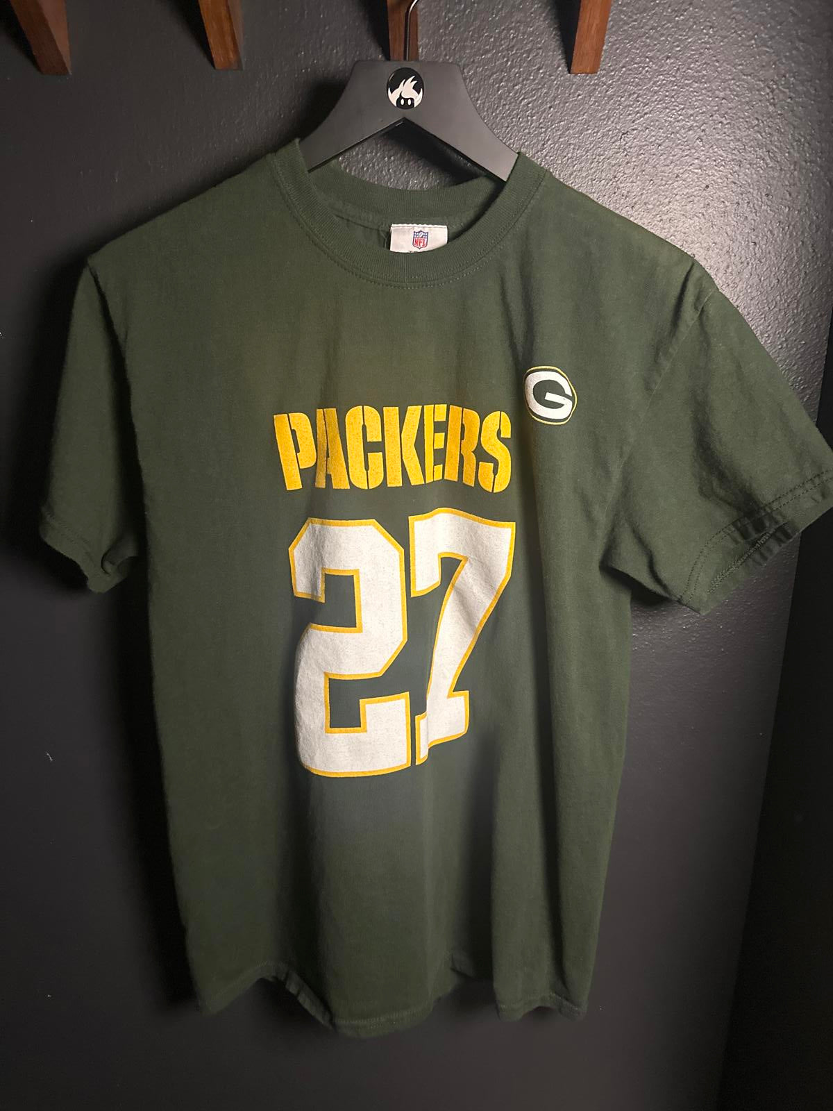 Green Bay Packers #27 Eddie Lacy Men's T-Shirt Medium