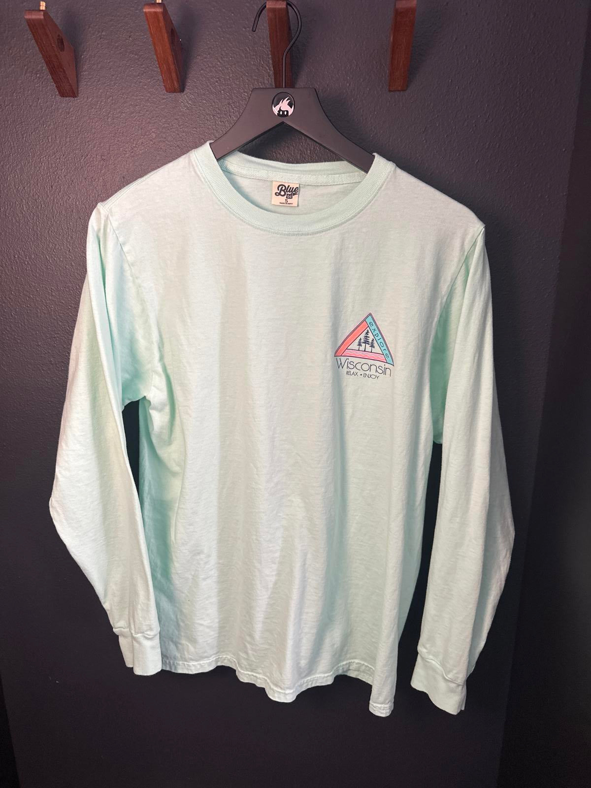 Explore Wisconsin Long Sleeve Tee - Mint Green