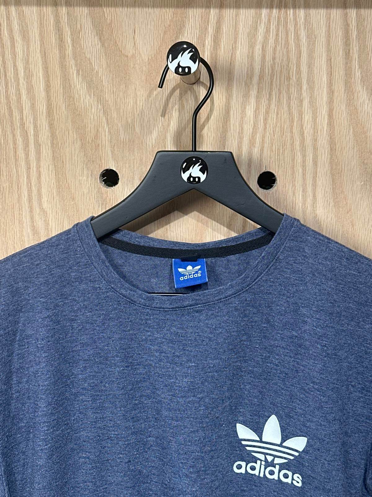 Adidas Men's Blue Crew Neck T-Shirt