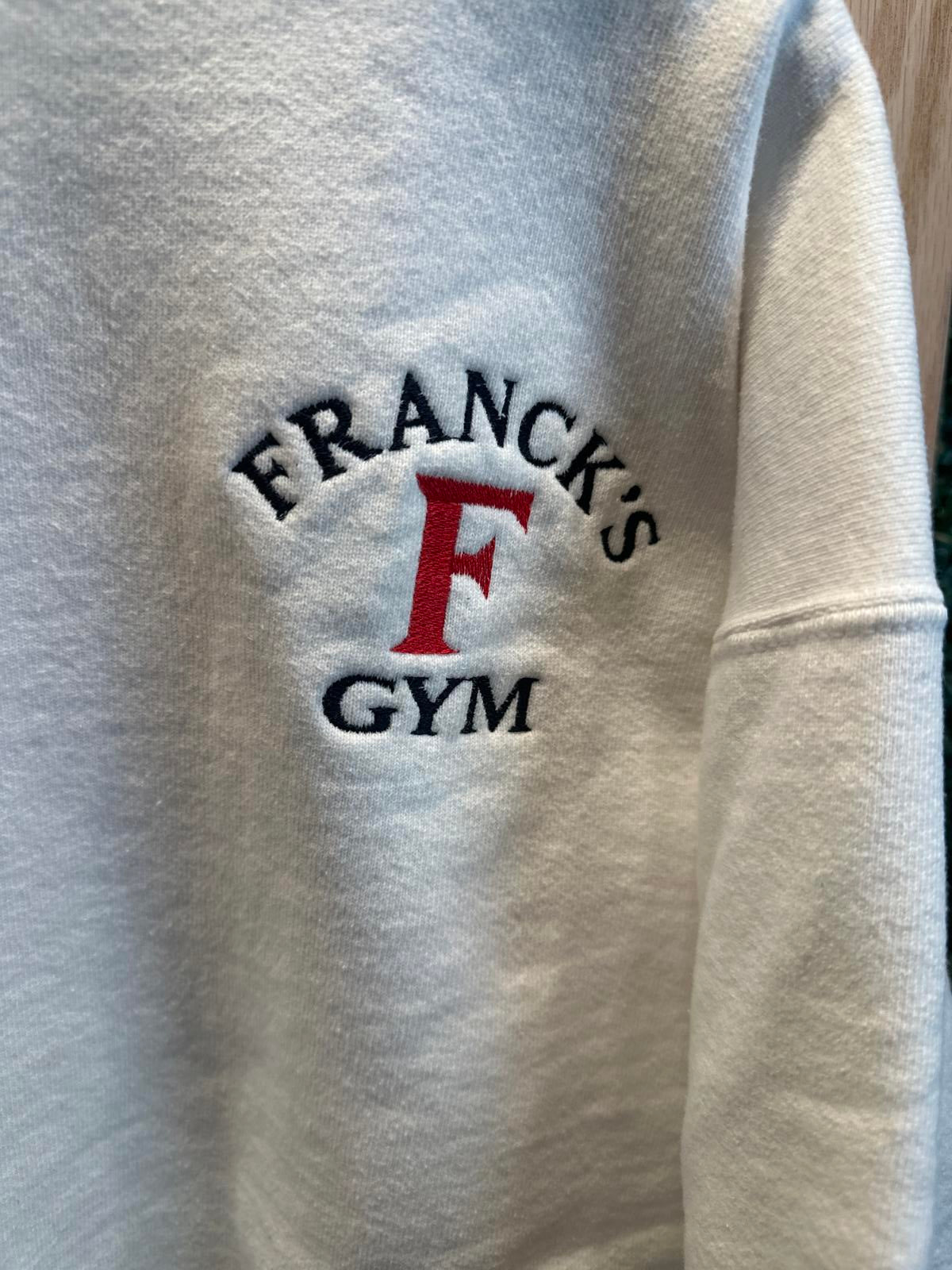 Fruit of the Loom Vintage Franck's Gym Embroidered Sweatshirt