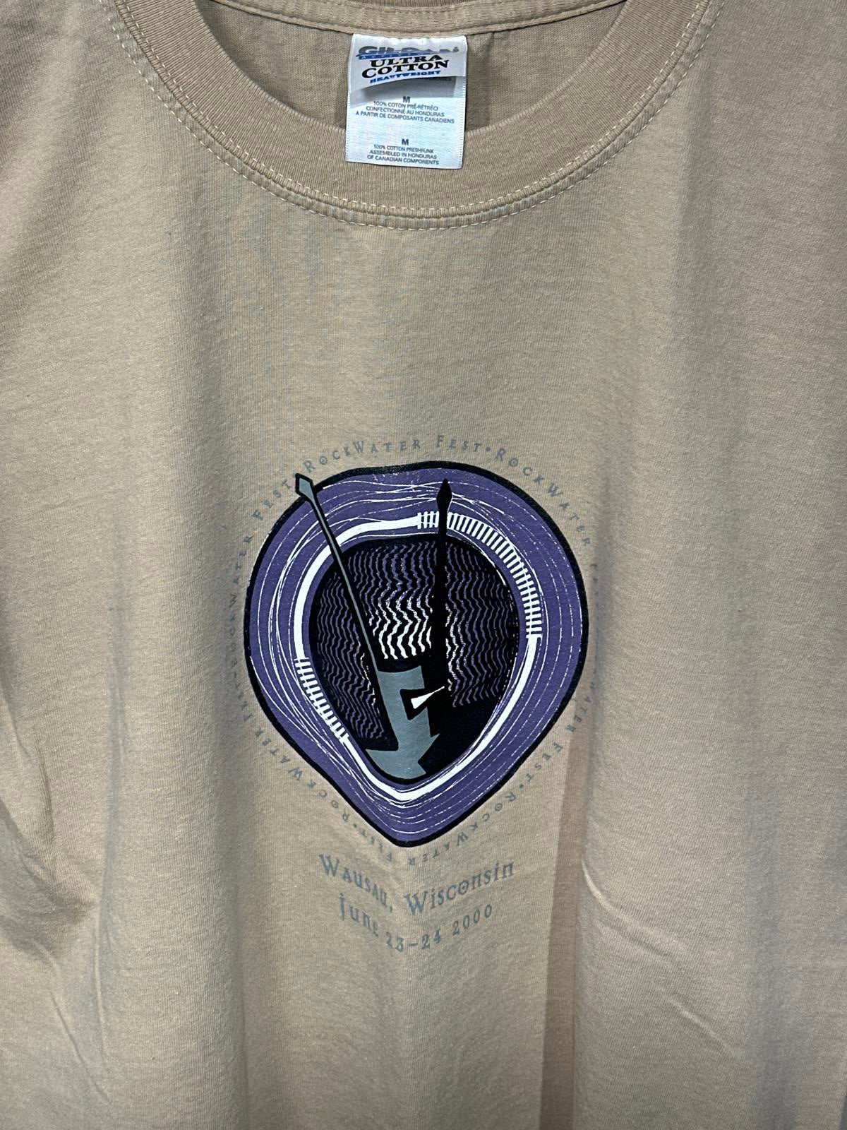 Y2K Rock Water Fest Gildan Ultra Cotton T-Shirt Beige