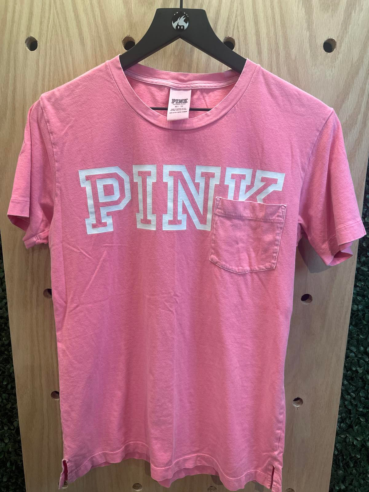 PINK Victoria's Secret Pink Logo Pocket T-Shirt