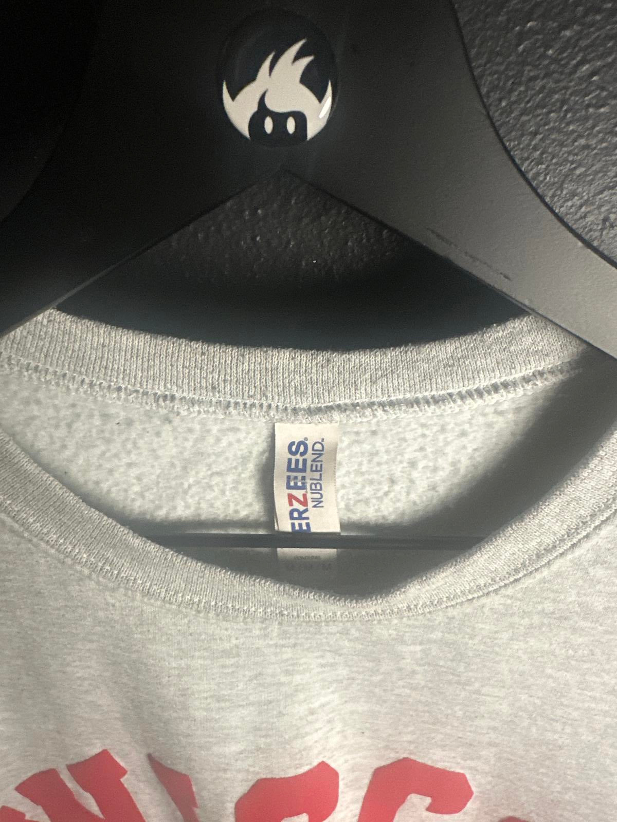 Jerzees Wisco Grey Crewneck Sweatshirt