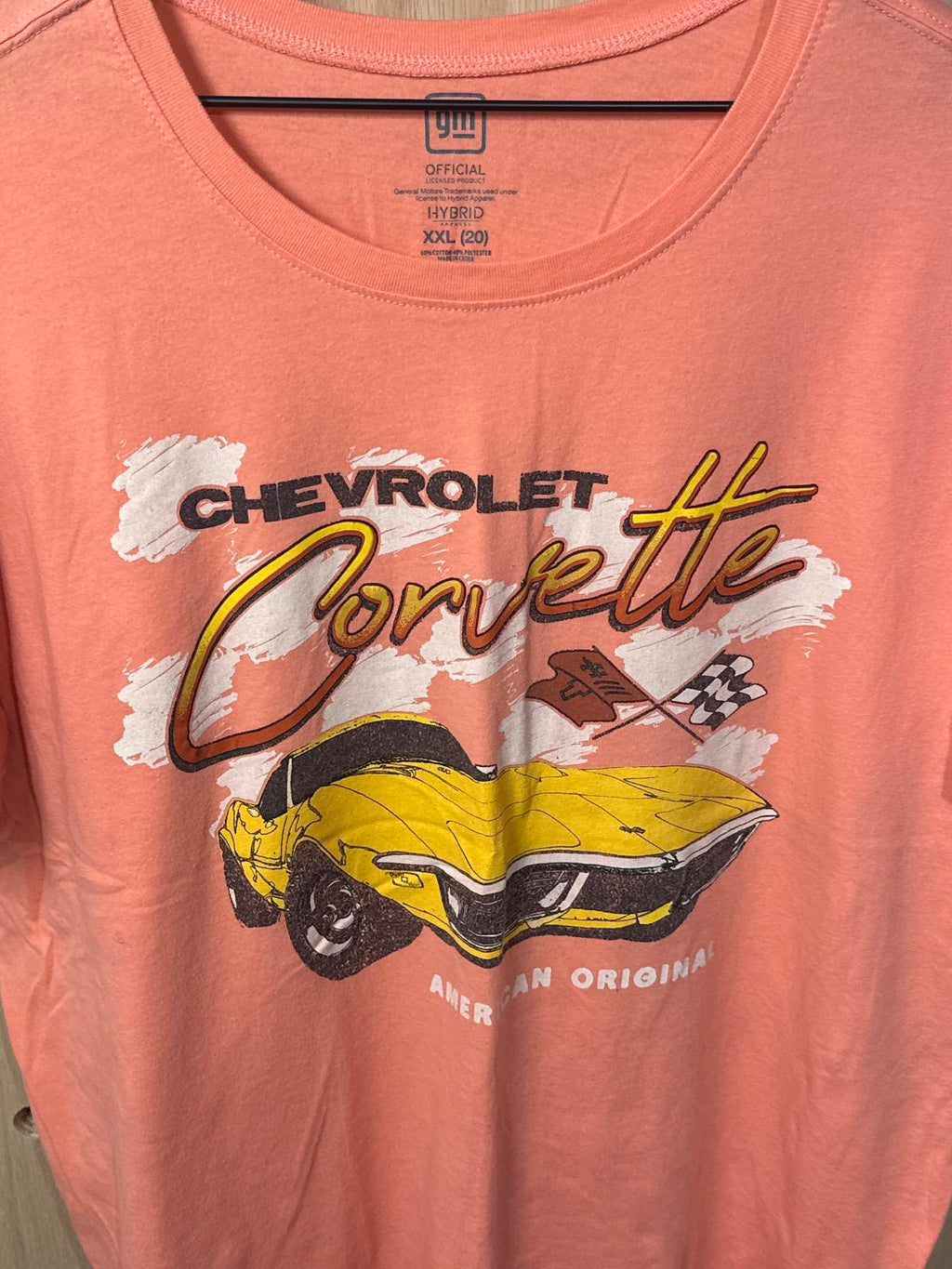 Chevrolet Corvette Graphic T-Shirt XXL Orange