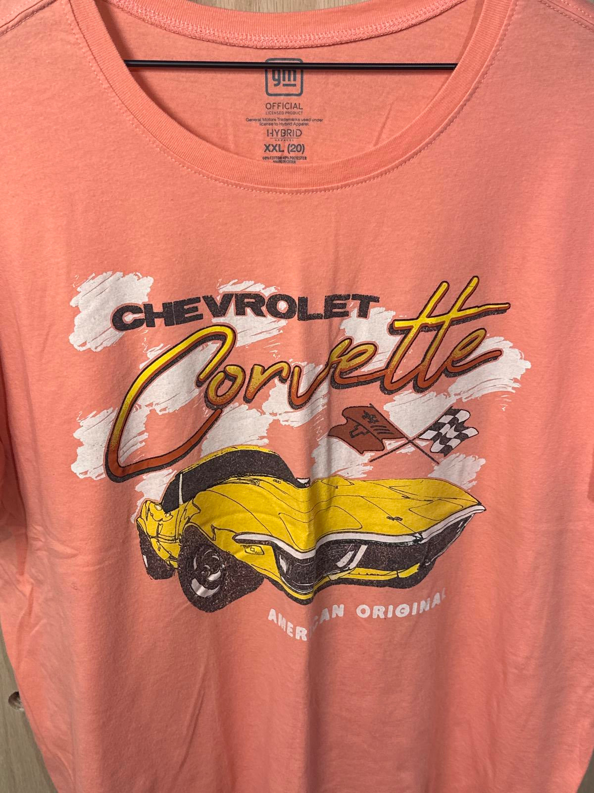 Chevrolet Corvette Graphic T-Shirt XXL Orange
