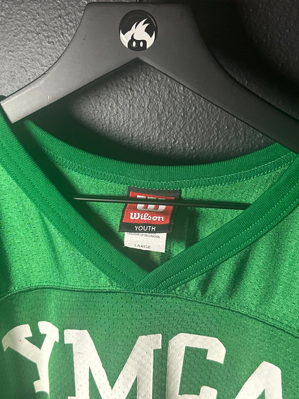 Wilson Youth YMCA Green Sports Jersey Size - Large