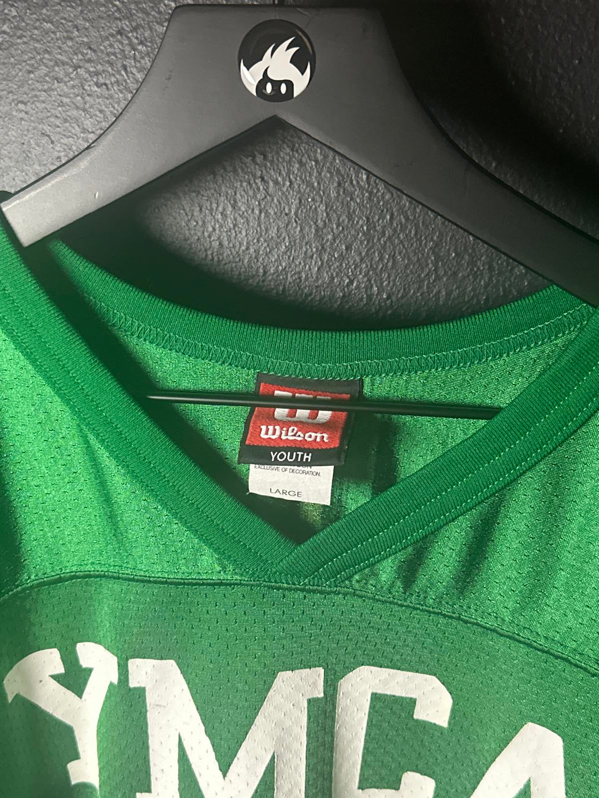 Wilson Youth YMCA Green Sports Jersey Size - Large