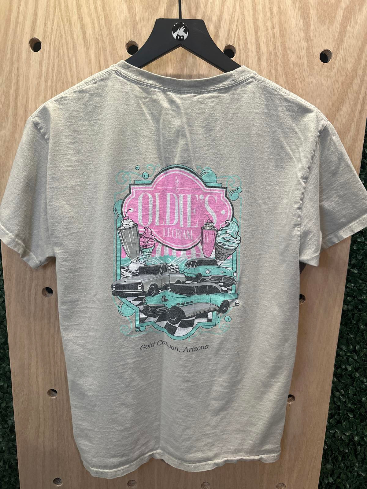 Hanes Authentic Men's T-Shirt with Oldie's Ice Cream Logo