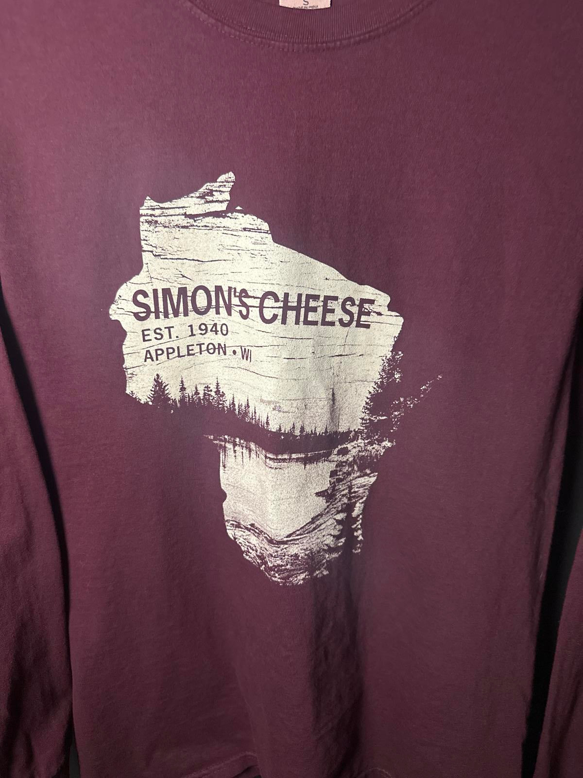 Simon's Cheese Long Sleeve Tee - Appleton, WI - Est. 1940