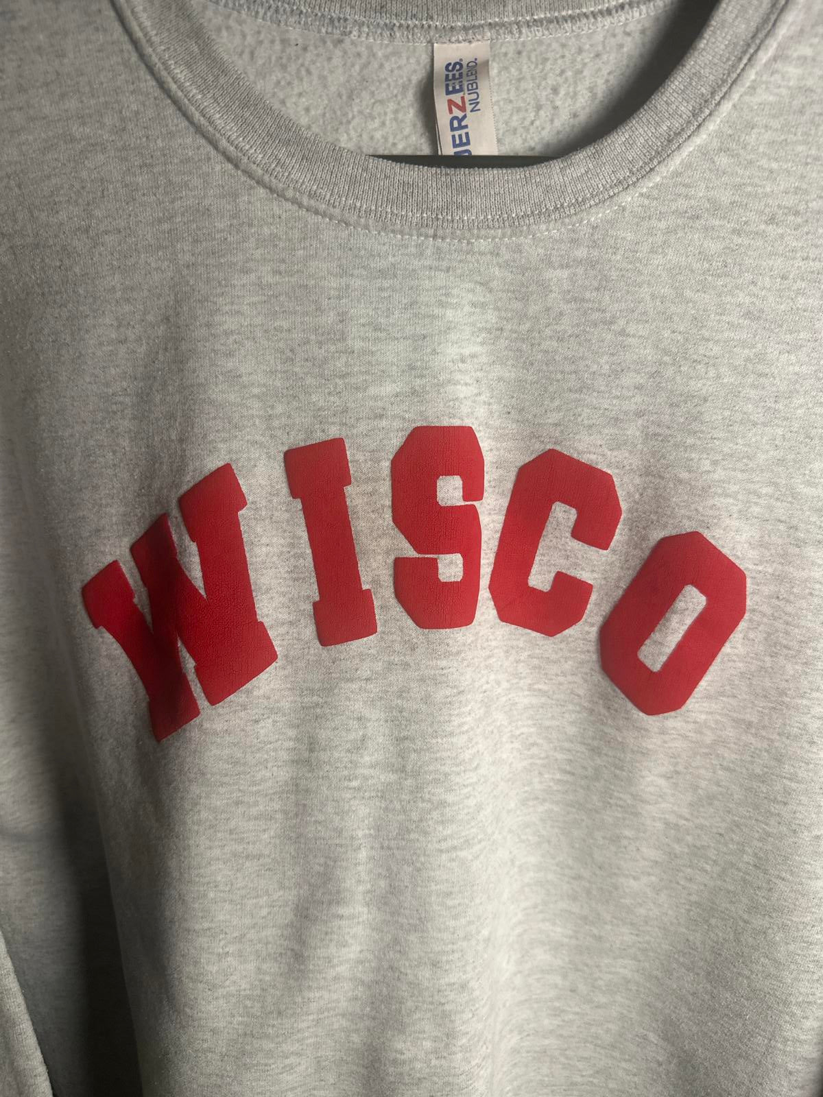 Jerzees Wisco Grey Crewneck Sweatshirt