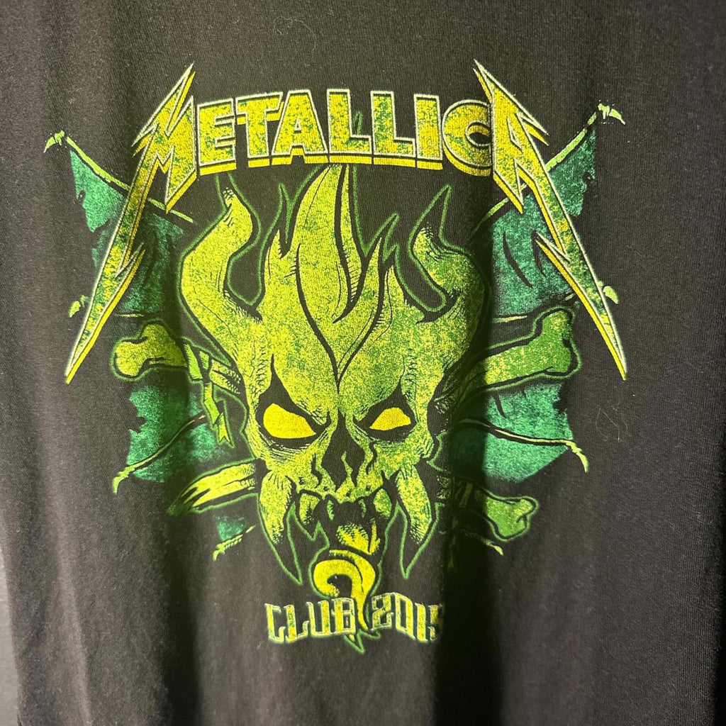 Womans Tultex Metallica Club T-Shirt Black Large