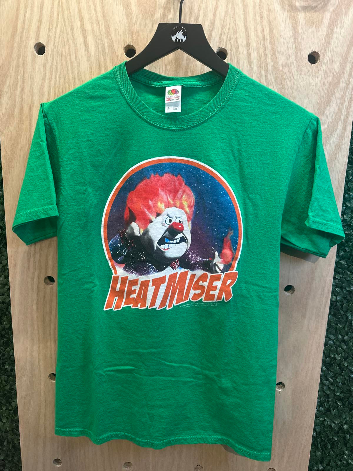 Green Retro Heat Miser Graphic T-Shirt