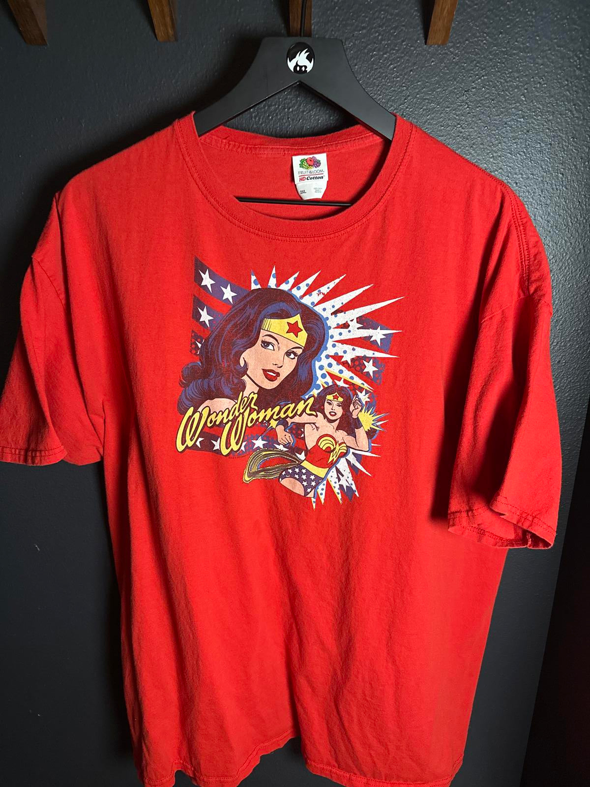Wonder Woman Red Graphic T-Shirt Men's 2XL