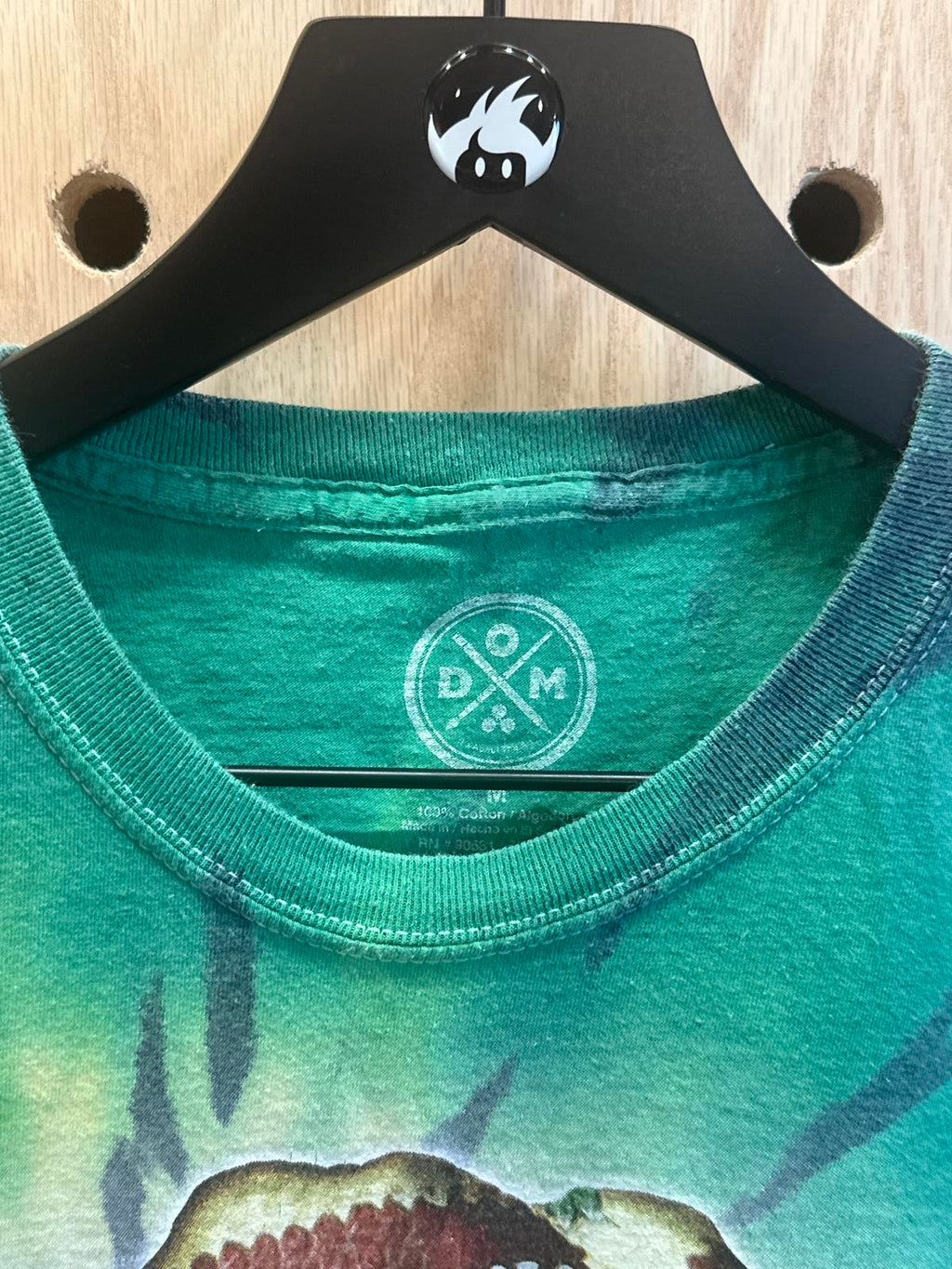 DOM Tie-Dye T-Shirt with Pawsitive Vibes Cat Graphic