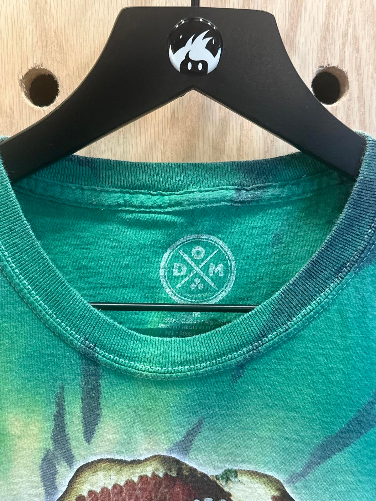 DOM Tie-Dye T-Shirt with Pawsitive Vibes Cat Graphic