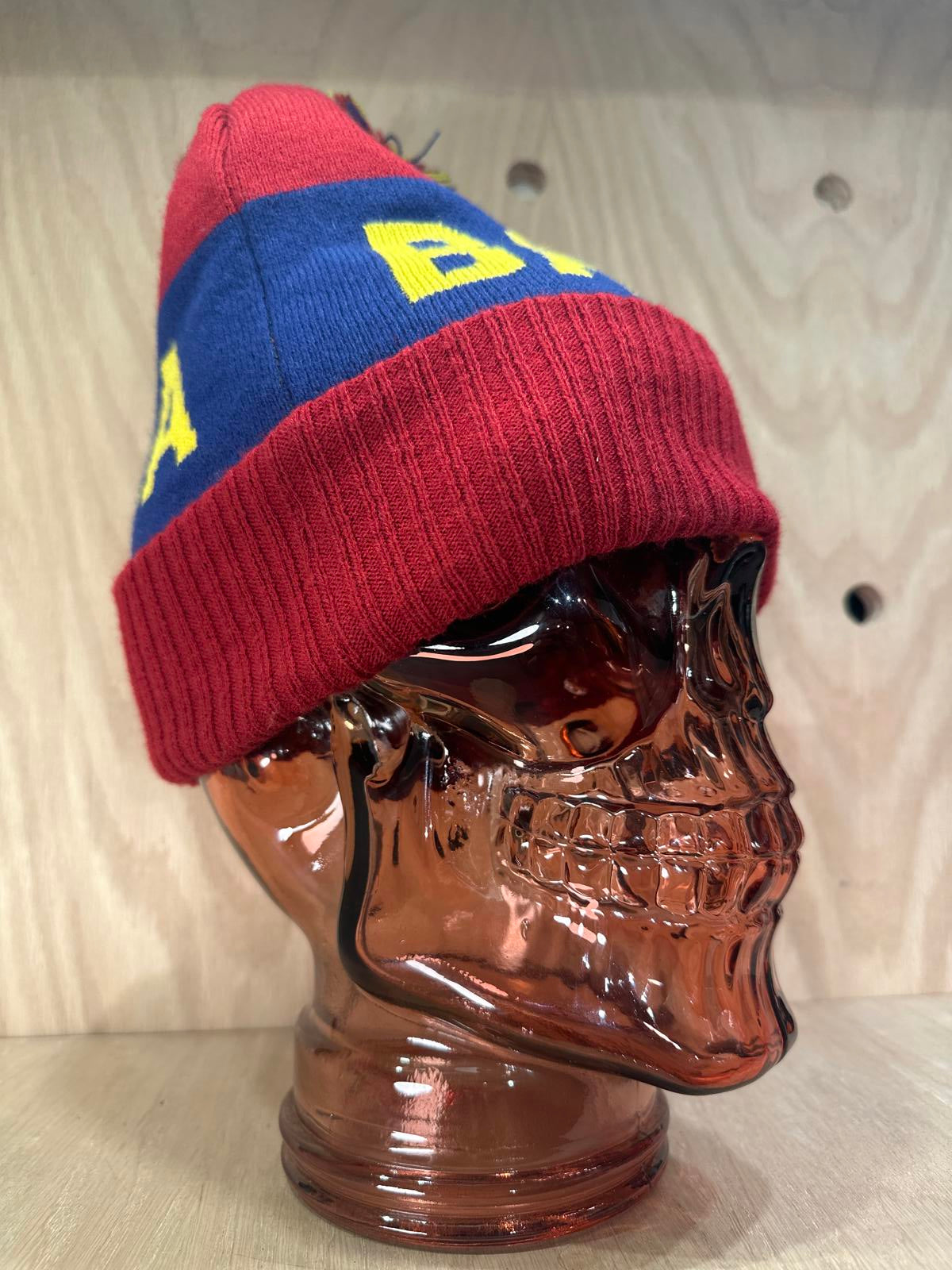 Nike FC Barcelona Knit Pom-Pom Beanie Hat