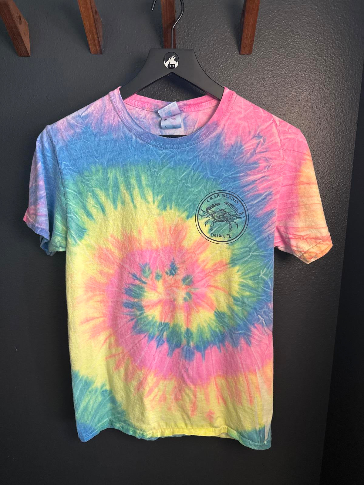 Colorful Tie-Dye Crab Island T-Shirt - Destin, FL
