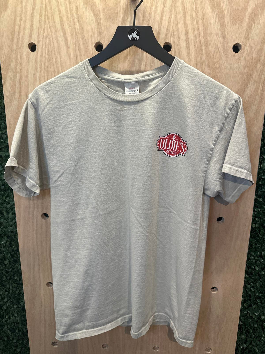 Hanes Authentic Men's T-Shirt with Oldie's Ice Cream Logo