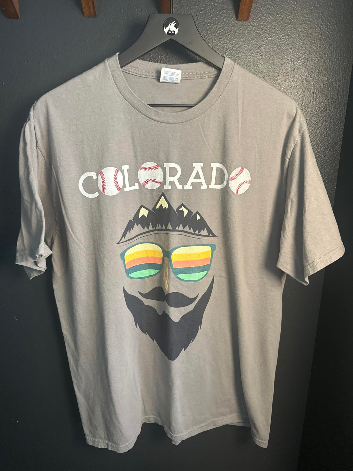 Colorado Baseball Graphic Tee - Fun Mountain Design