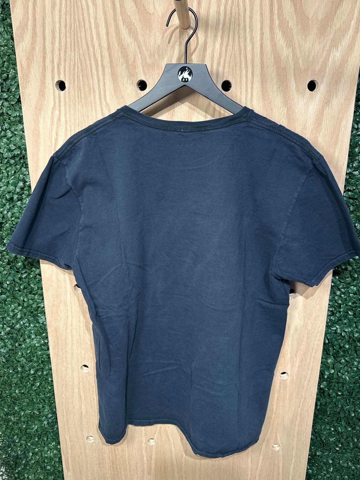 Bob Ross Graphic T-Shirt Men's Large Black Short Sleeve