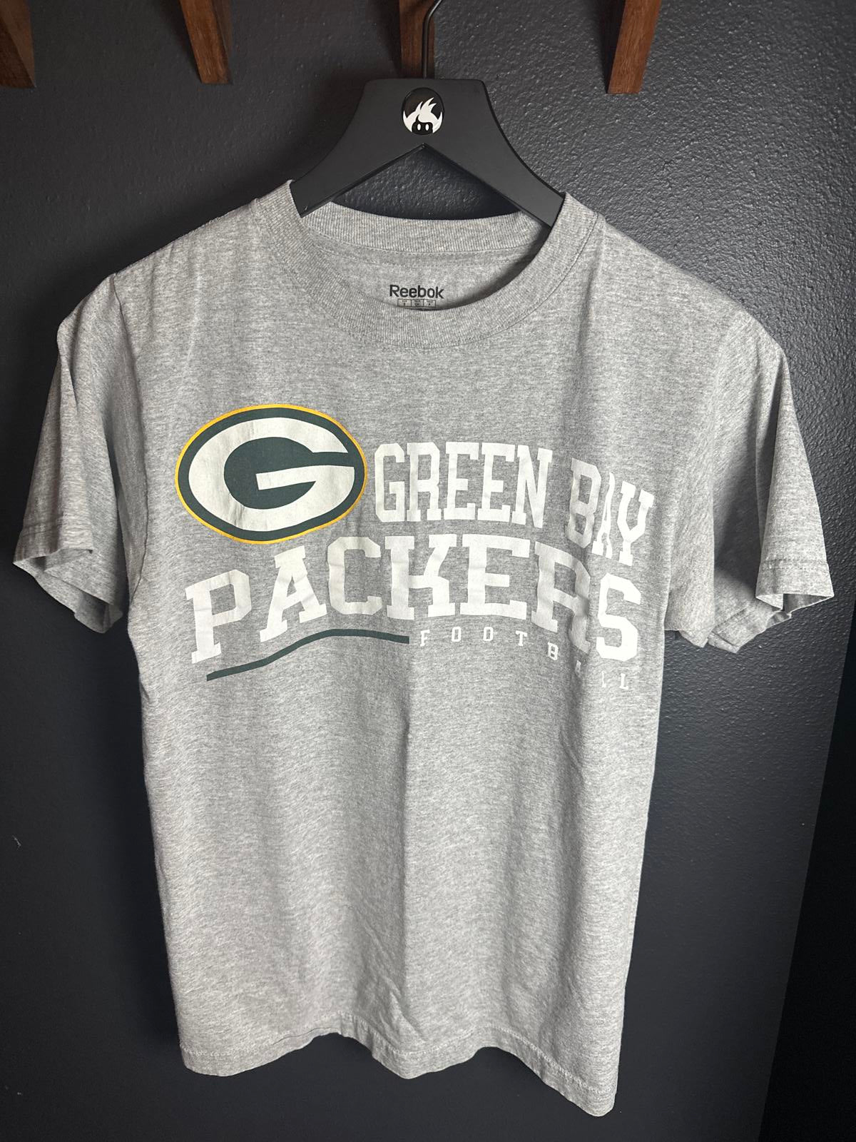 Reebok Green Bay Packers Gray T-Shirt