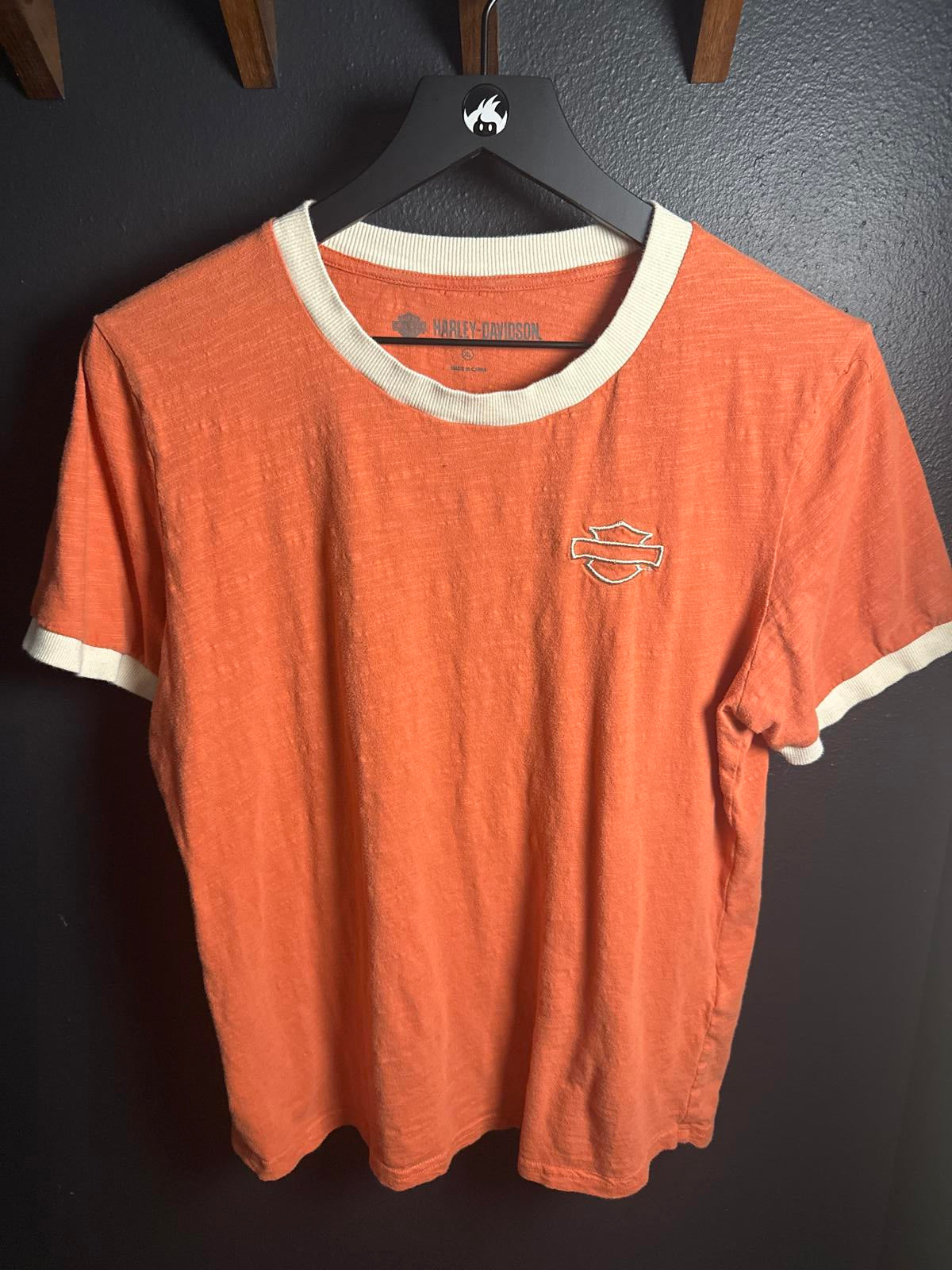 Harley-Davidson Vintage-Style Orange T-Shirt