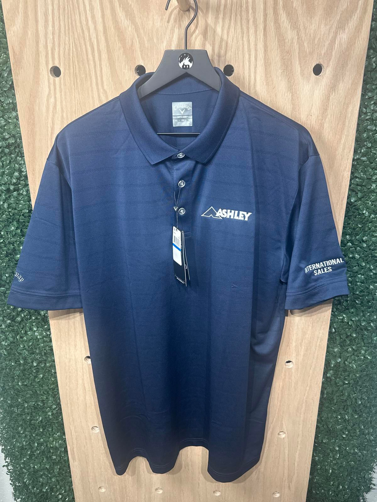 Callaway Men's Navy Blue Polo Shirt with Ashley Logo