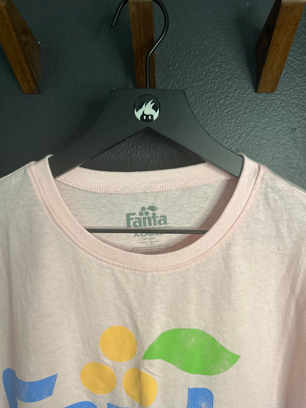 Fanta Graphic Print Pink Short Sleeve T-Shirt XL