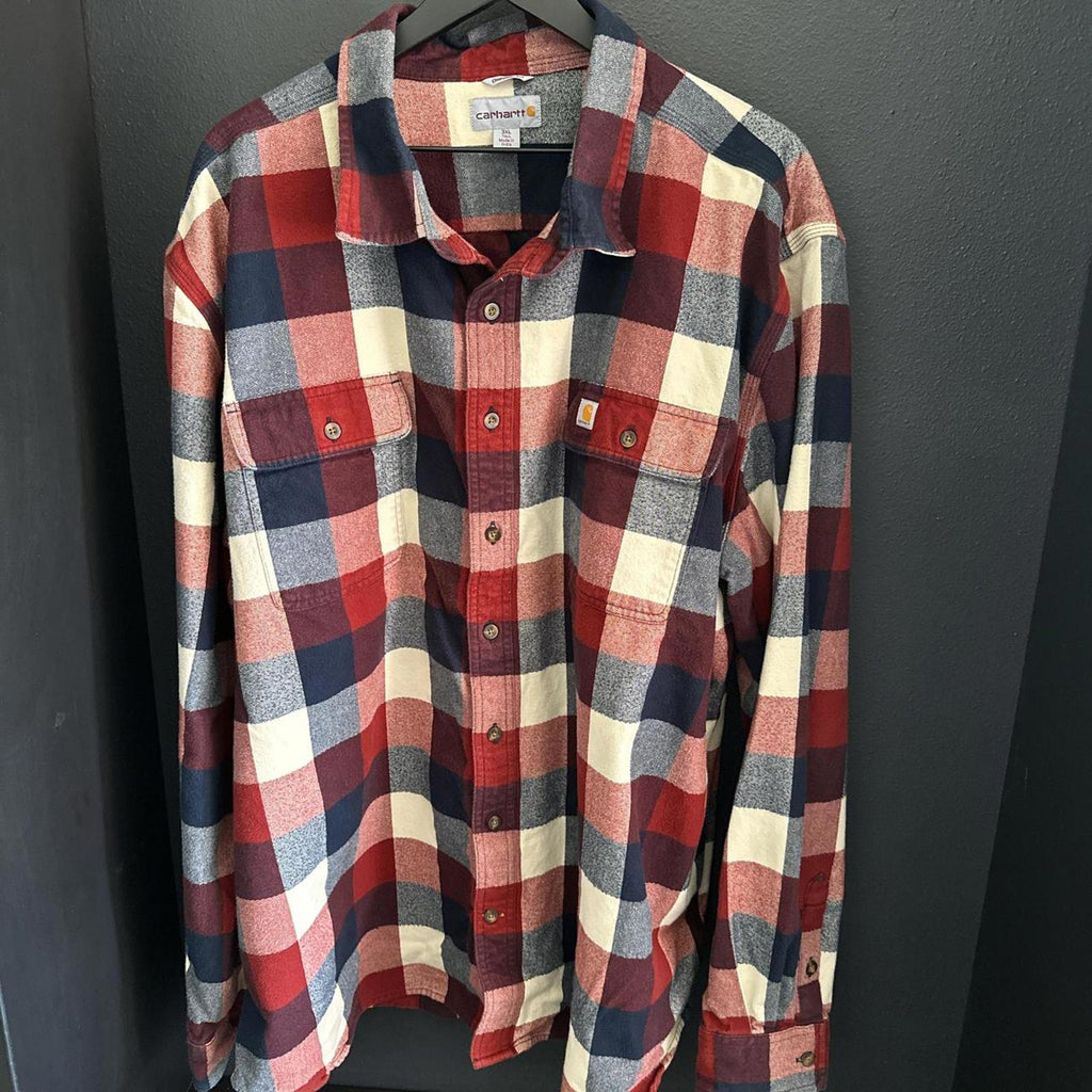 Carhartt Men's Multi and Red Shirt