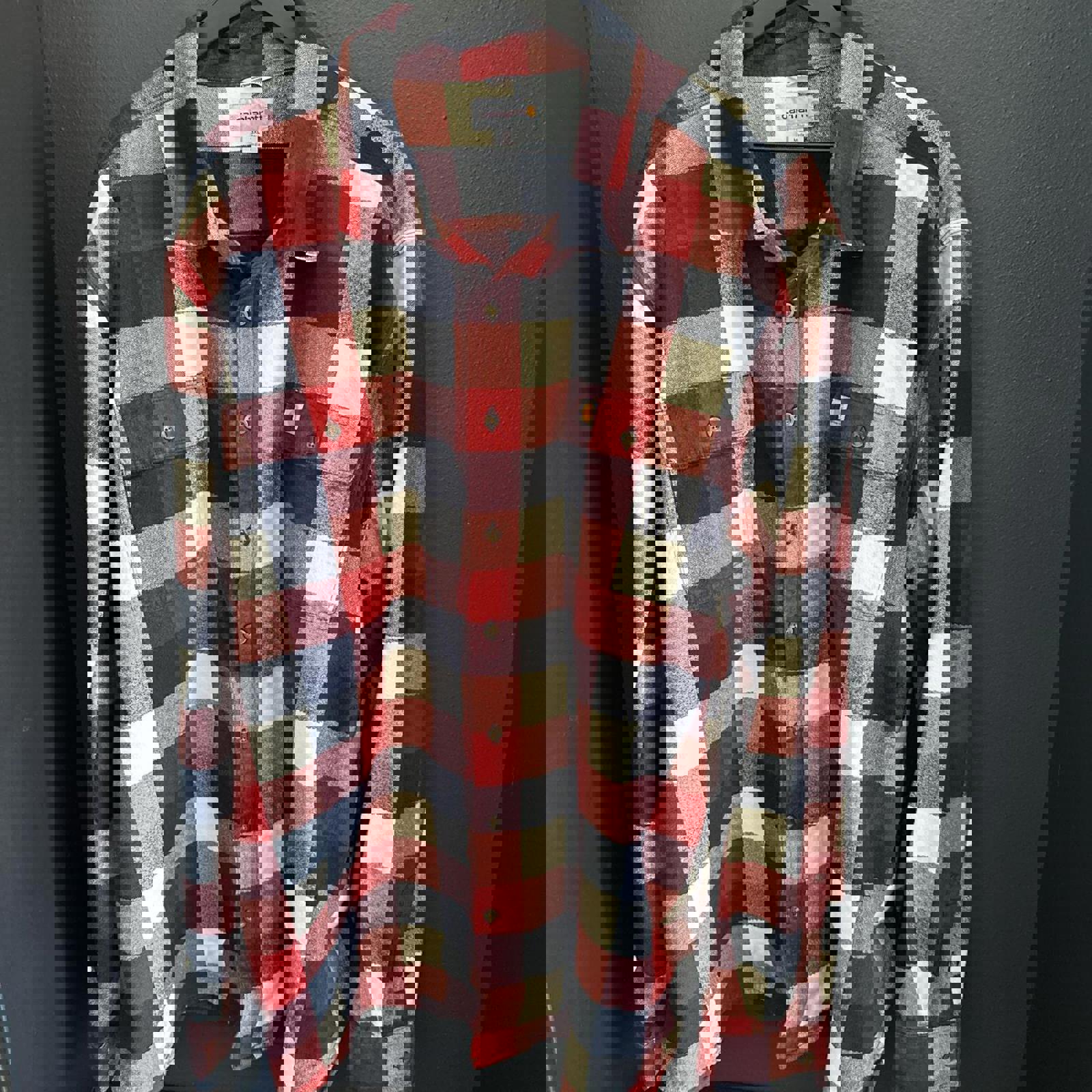 Carhartt Men's Multi and Red Shirt