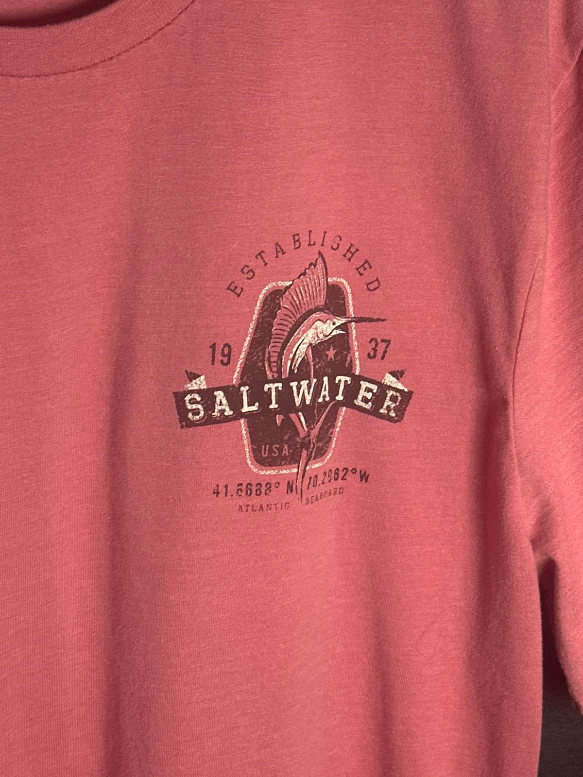 IZOD Saltwater Graphic T-Shirt Men's Large