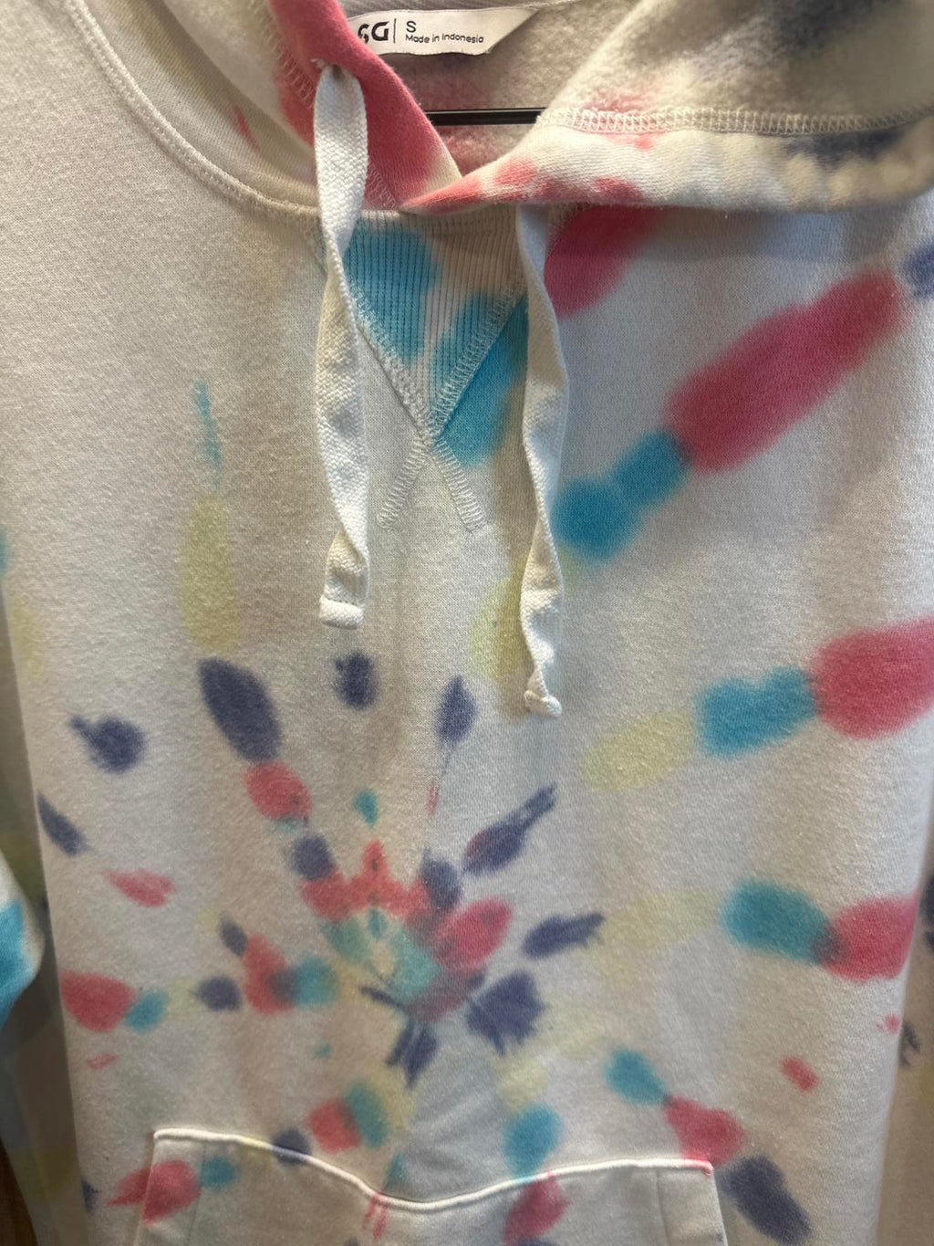 DSG Tie-Dye Pattern Men's Hoodie Size Small