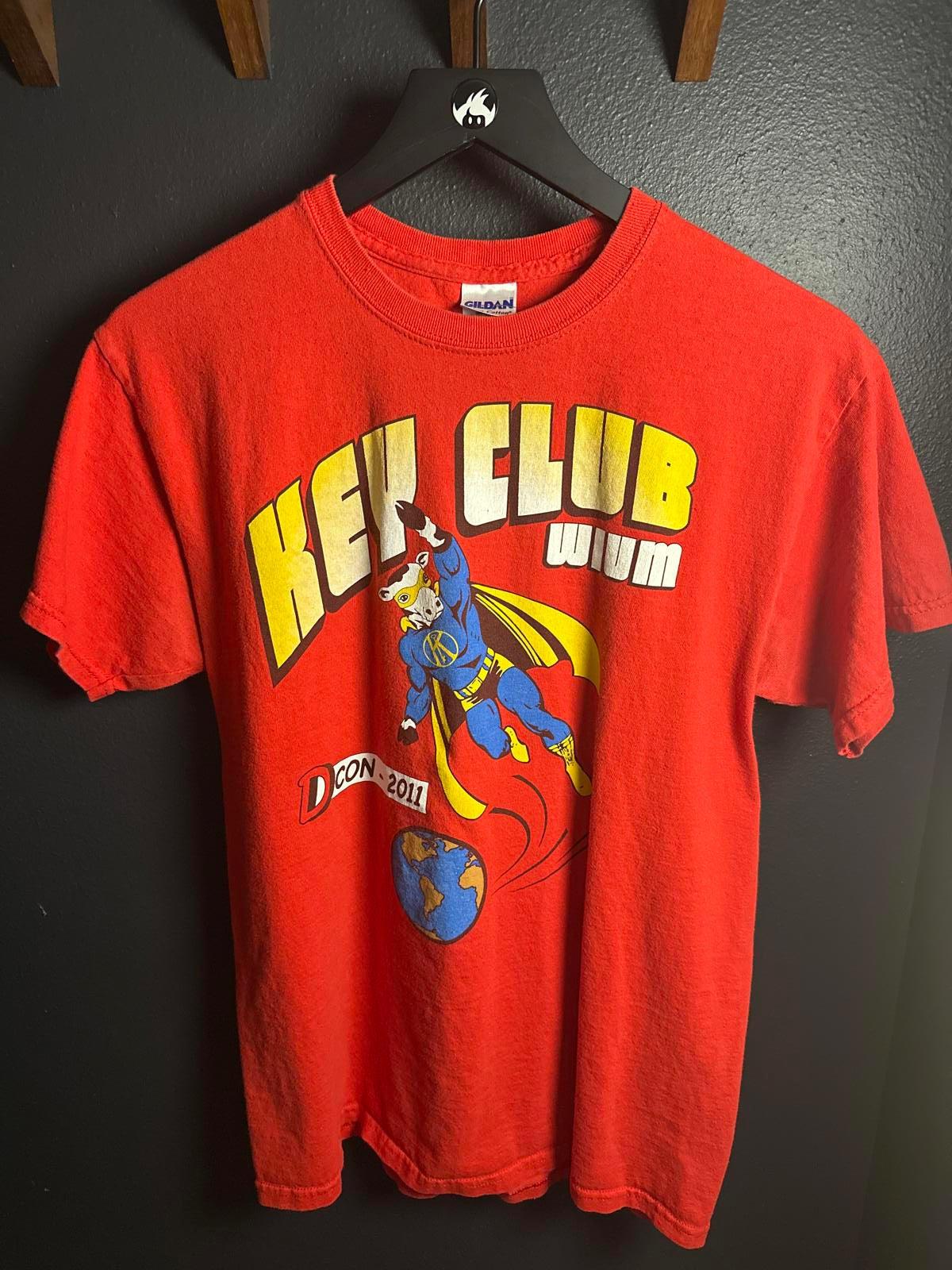 Retro Key Club T-Shirt - Dcon 2011 - Red Graphic Tee