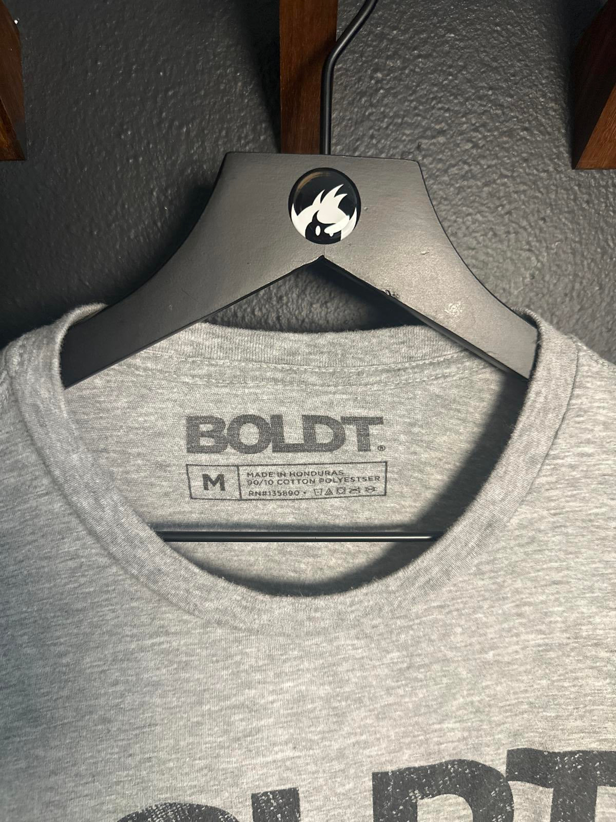 BOLDT Build Boldly Grey Graphic T-Shirt - Size Medium
