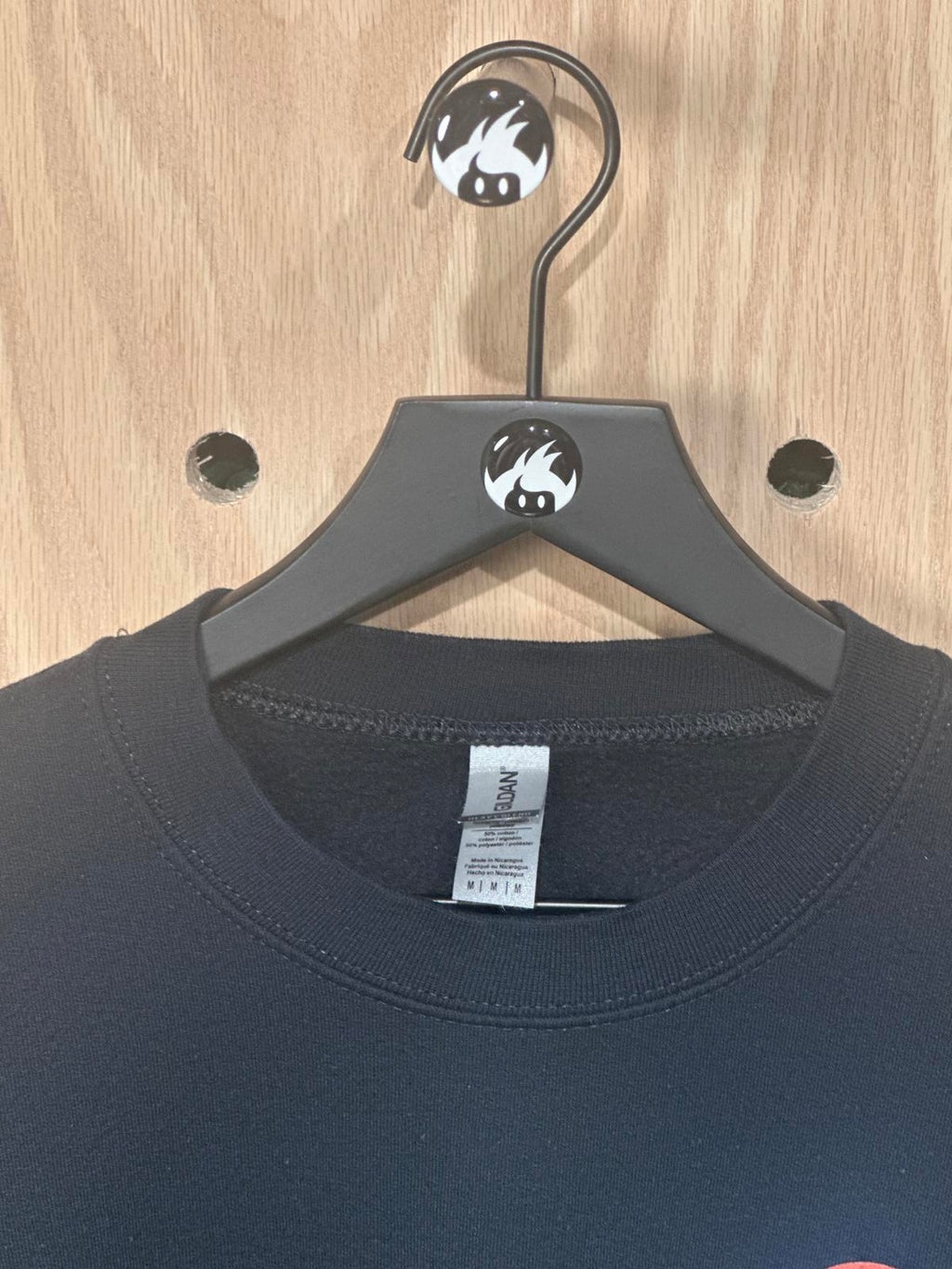 Black Crewneck Sweatshirt with 1-325th Air Patch