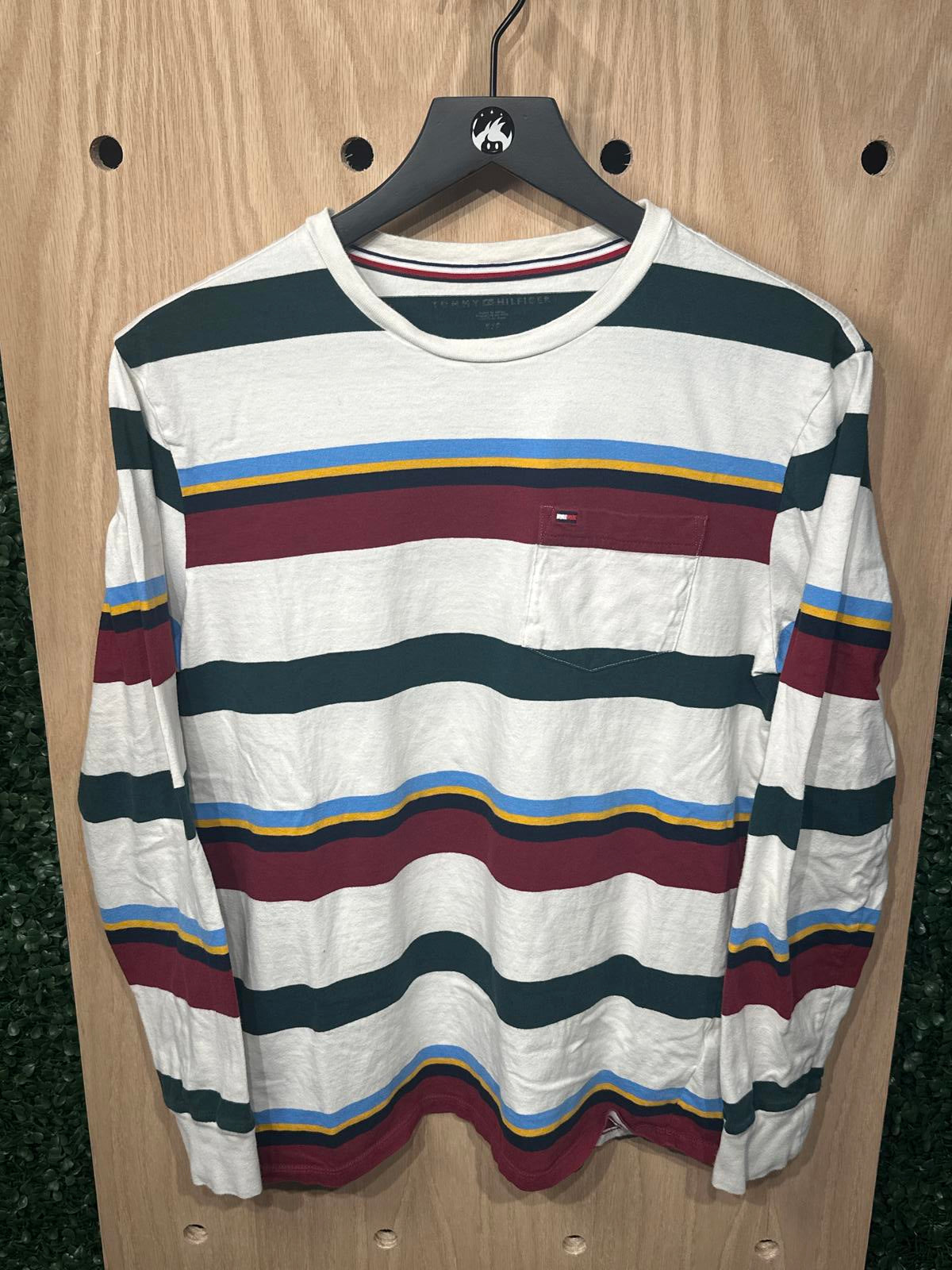 Tommy Hilfiger Men's Long Sleeve Striped Shirt
