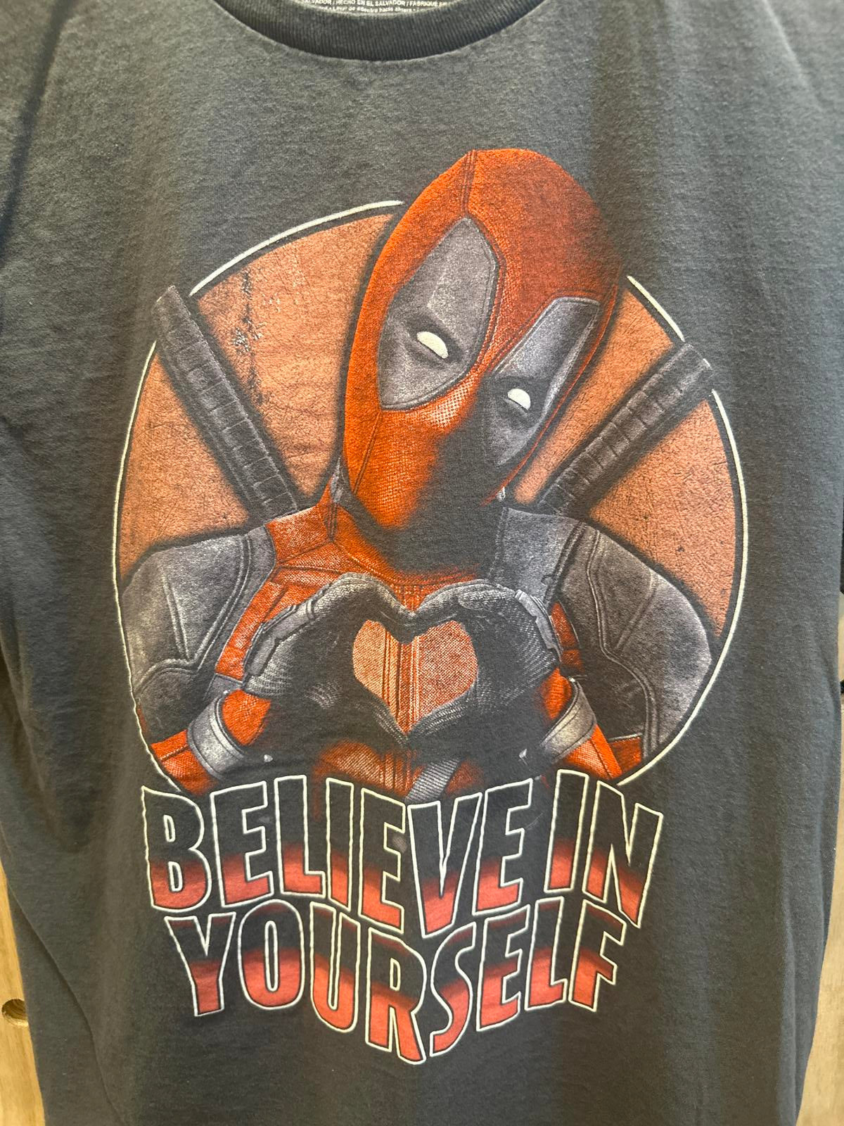 Marvel Deadpool 'Believe In Yourself' Graphic T-Shirt