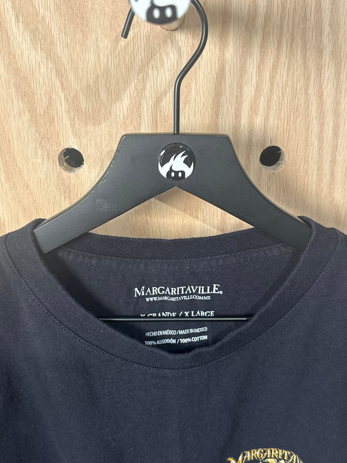 Margaritaville Black Short Sleeve T-Shirt, Size XL