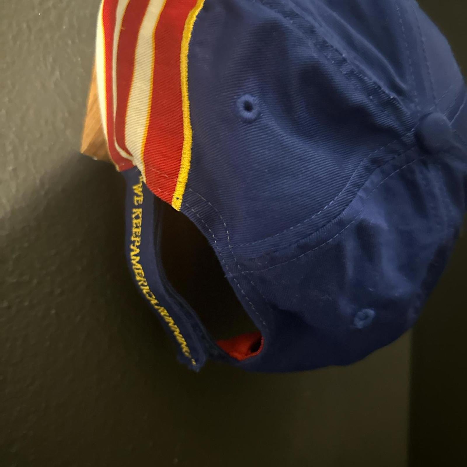 Men's Blue and Navy Hat