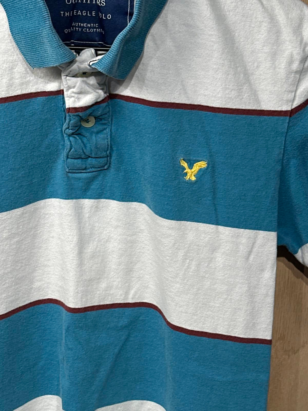 American Eagle Outfitters Vintage Fit Striped Polo Shirt