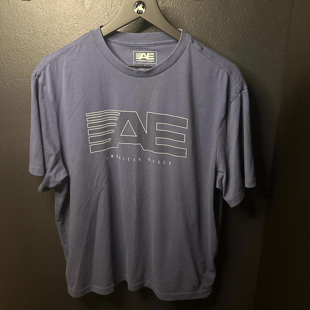 American Eagle Classic Logo T-Shirt - Blue
