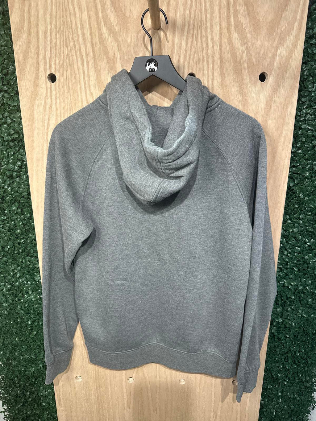 MSUM Grey Hooded Sweatshirt with Orange Lettering