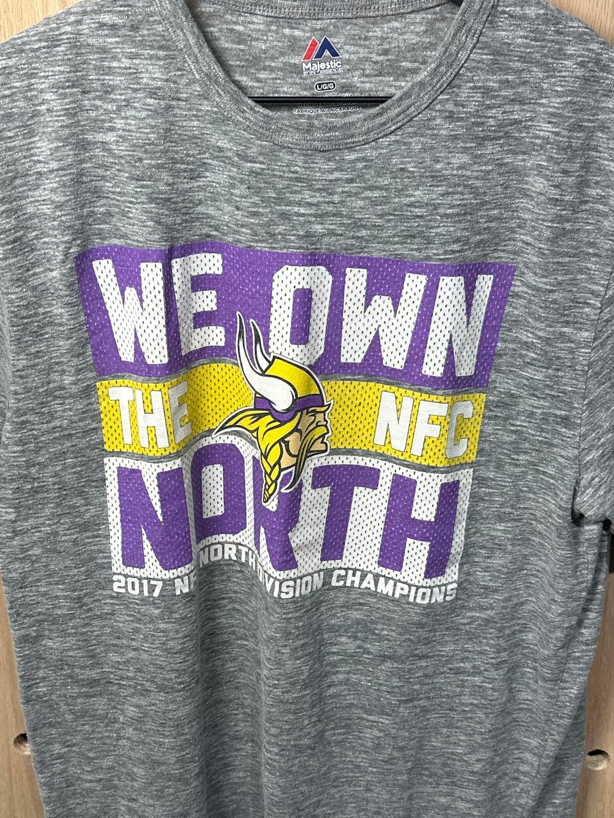 Majestic Minnesota Vikings 'We Own The North' NFC T-Shirt