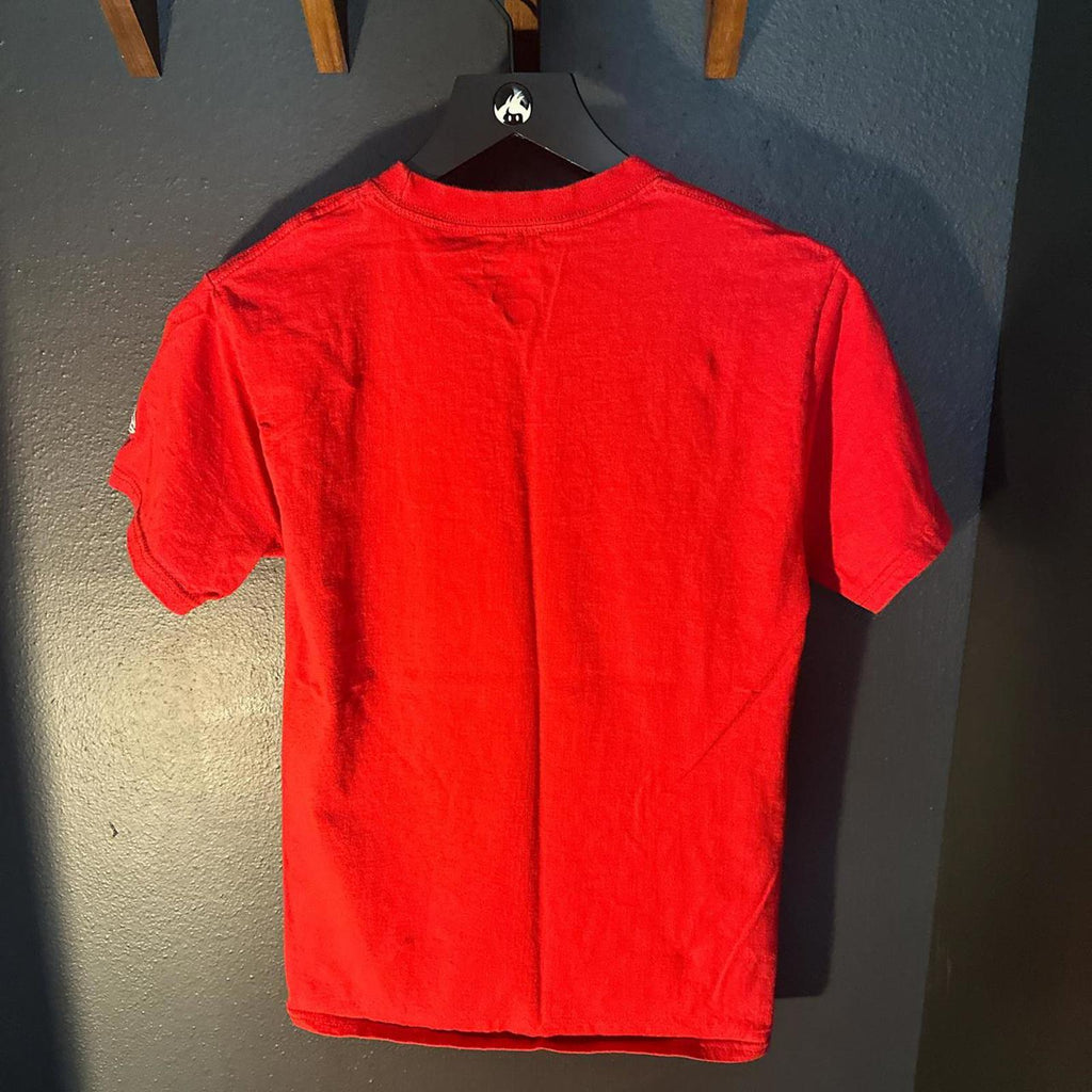 Champion Authentic Red Wisconsin 'Bucky' Graphic T-Shirt Size S