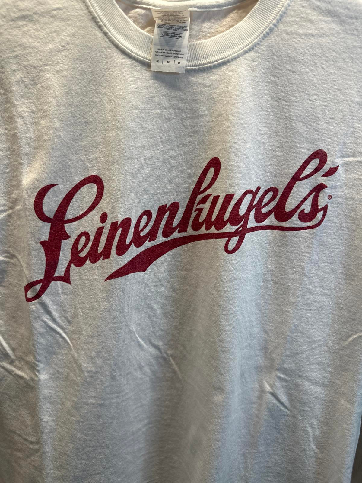 Leinenkugel's White Graphic T-Shirt Gildan Medium
