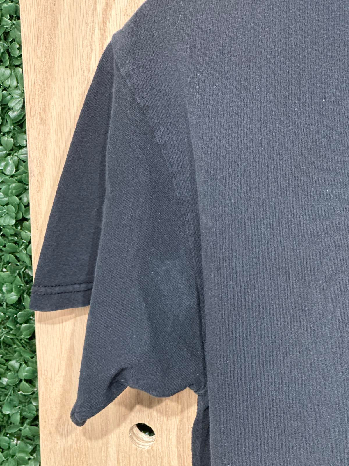 a.lab Black T-Shirt with Dragon and Skull Graphic