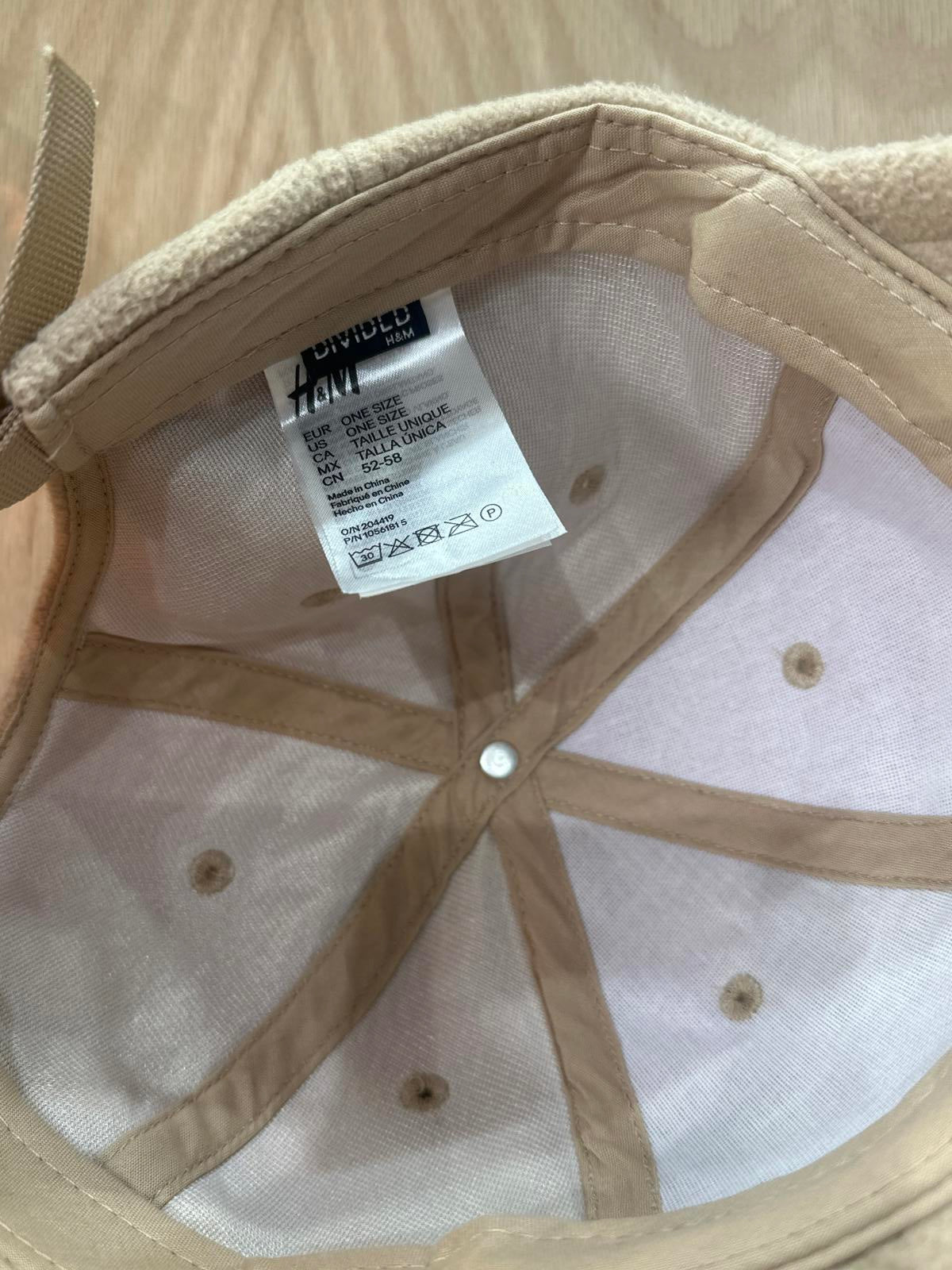 Neutral Beige Fleece Cap H&M