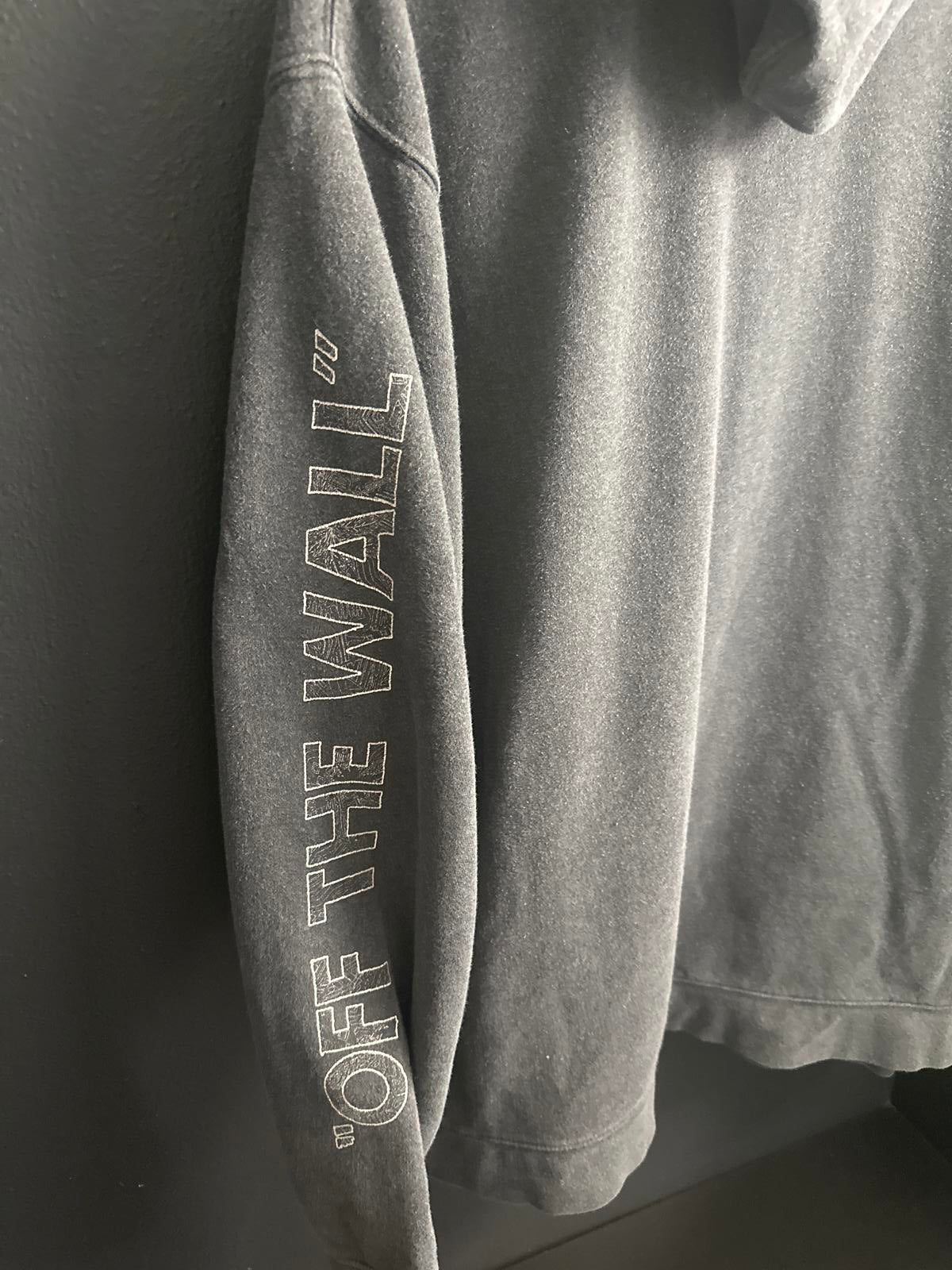 Vans Off The Wall Hoodie - Gray - Bear Design