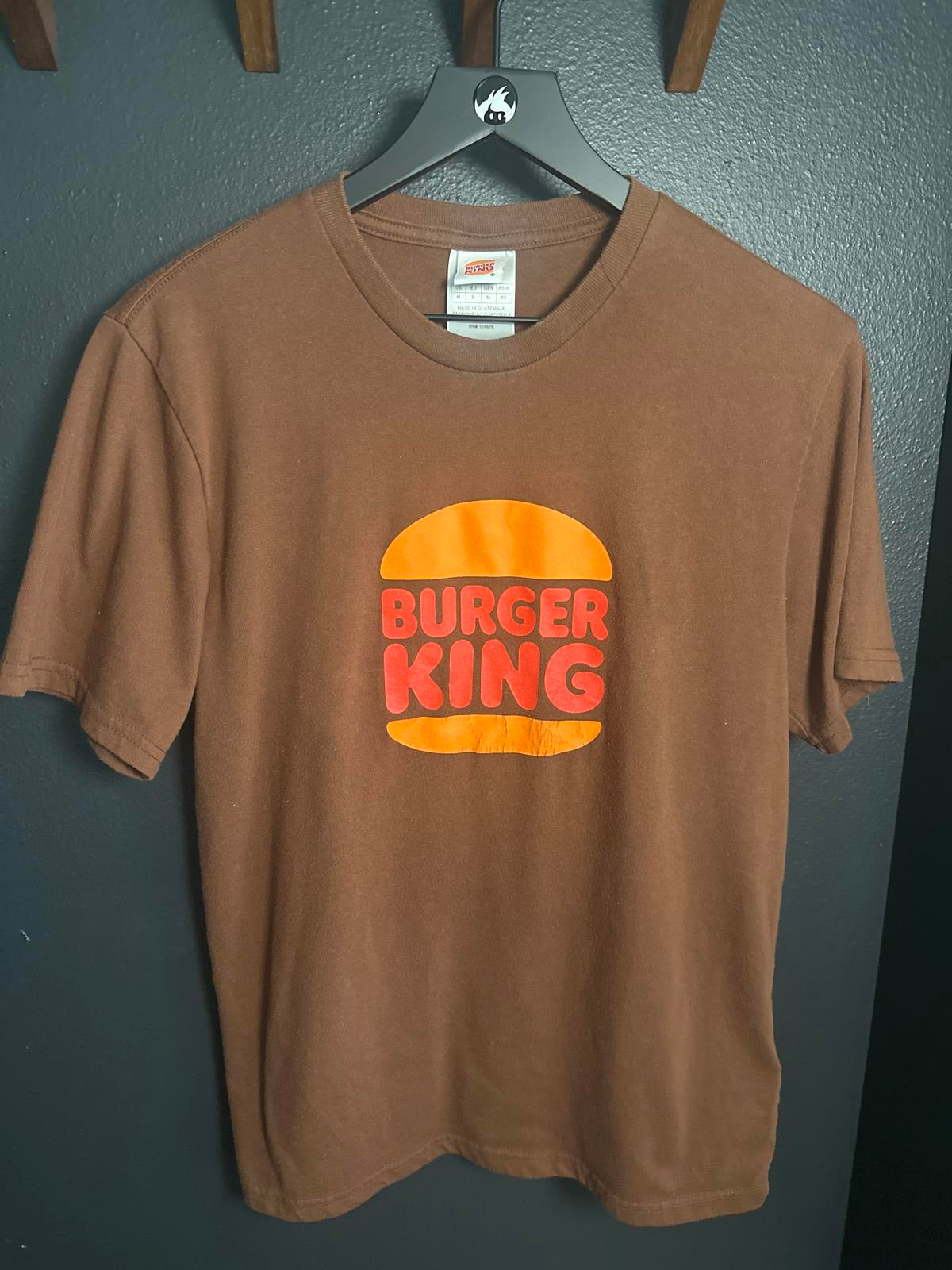 Burger King Brown Graphic T-Shirt - Size Medium