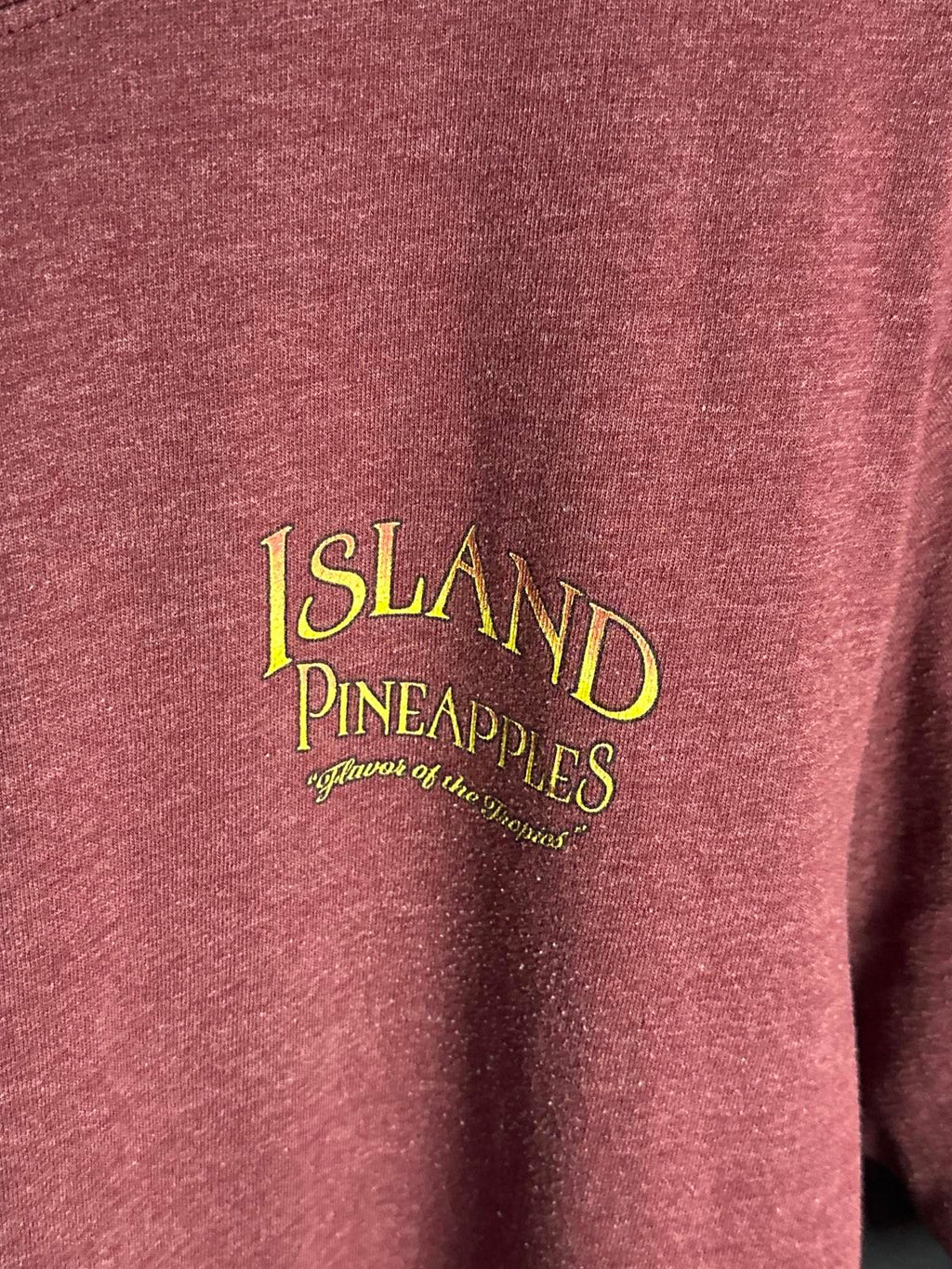 Newport Blue Island Pineapples Mens T-Shirt Large